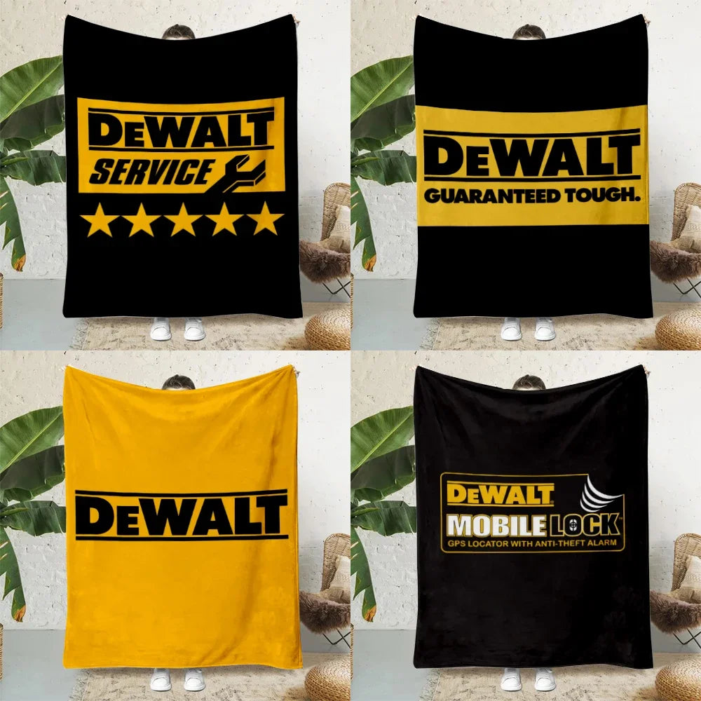 Dewalts Impresso Cobertor para Piquenique, Quente e Macio e Confortável, Viagem Doméstica e Presente de Aniversário, Excelentes