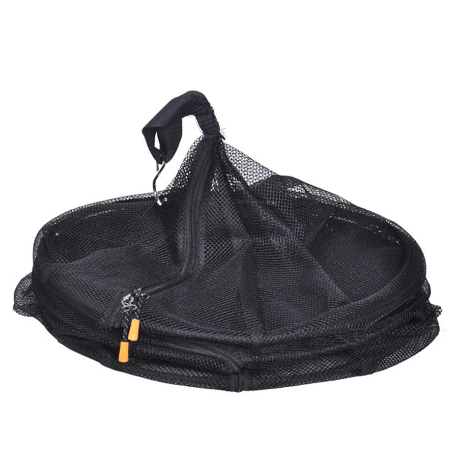 Camping Supplies Three-Layer Folding Storage Net With Zipper Dry Rack Herb Bag For Herbs Flowers Buds Plants Tableware Fruits