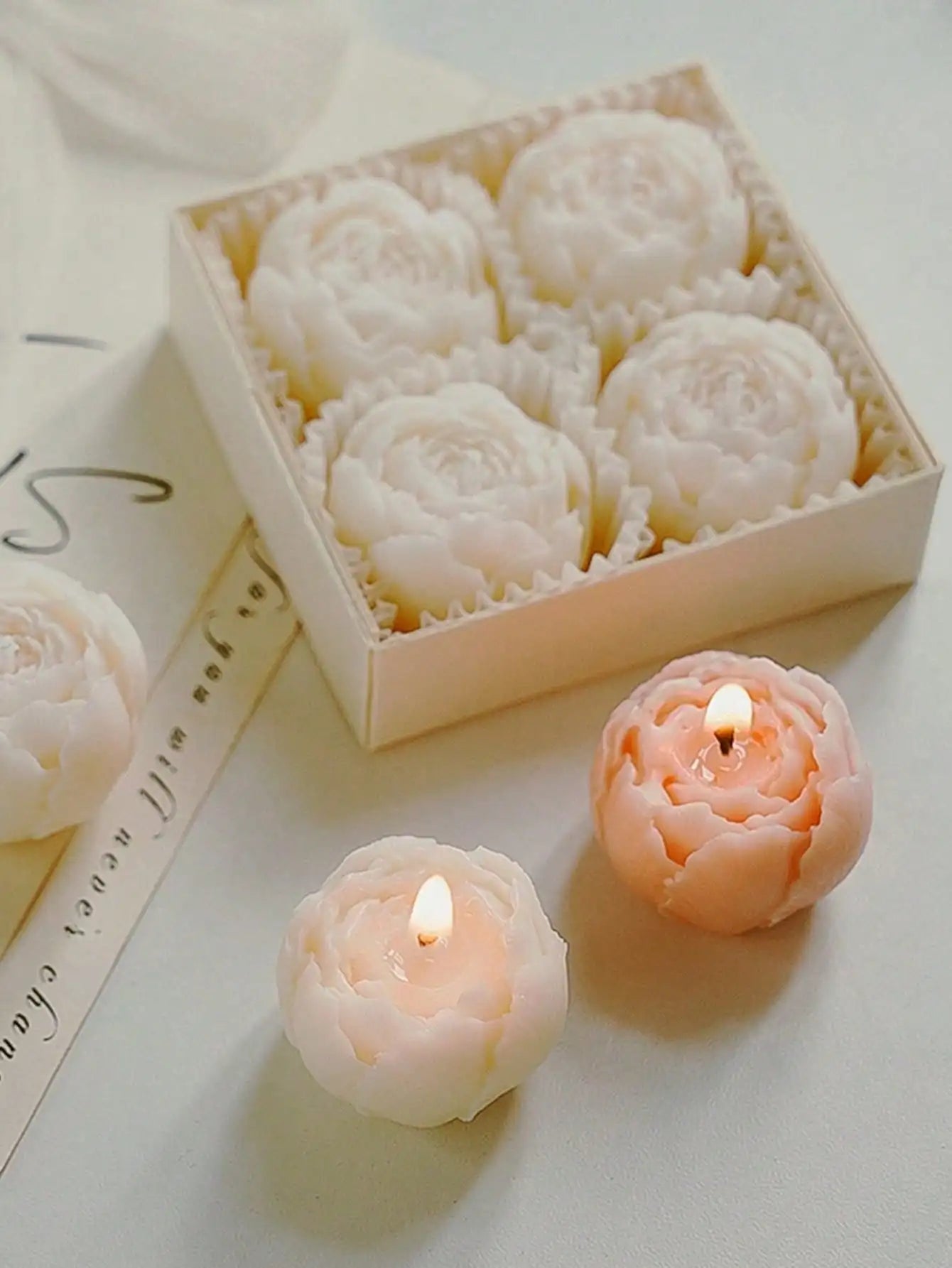 Premium Rose Scented Soy Candles For Elegant Home Decor