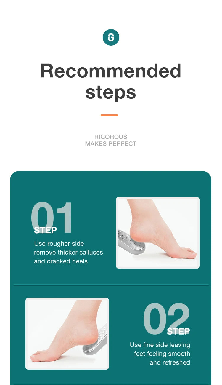 MR.GREEN Foot File Double Sided Callus Remover For Dead Skin Professional Pedicure Tools Callous Scraper Foot Sander Heel Filer