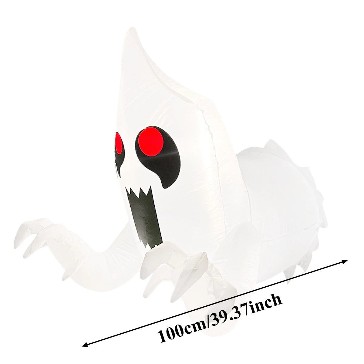 Halloween Inflatable Ghost Pumpkin Black Cat Spider Decoration with LED Lights for Home Yard Lawn Indoor and Outdoor Decoration