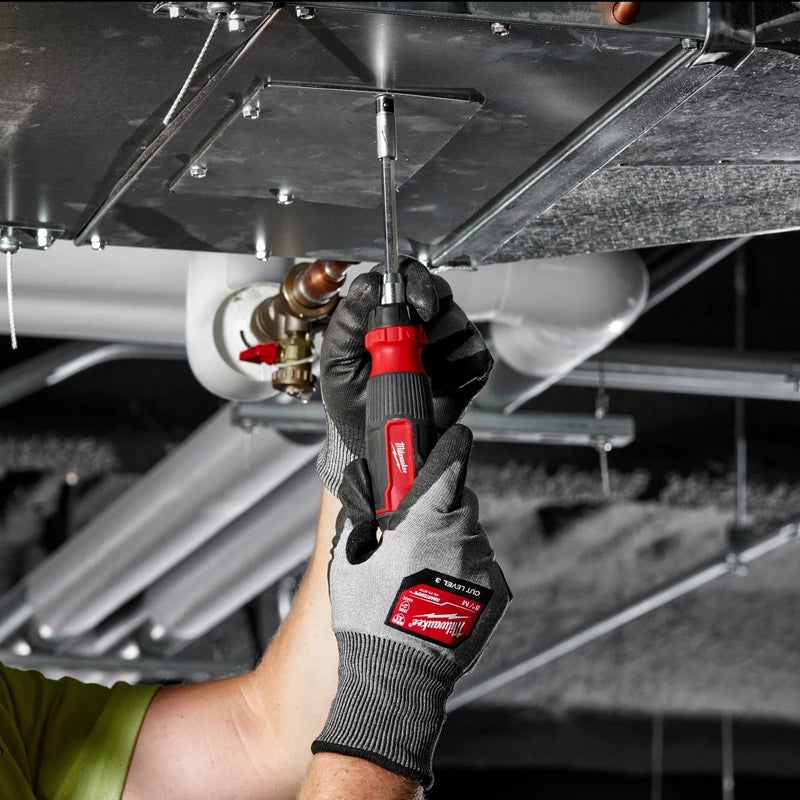 Milwaukee 27-in-1 Ratchet Screwdriver 48-22-2904/4932480583 All-Metal High Torque Multi-Bit with Extension & Storage