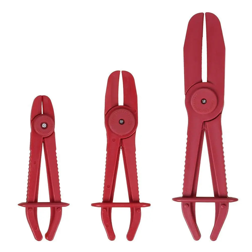 6pcs Hose Clamp Kit Line Pipe Pliers Set Flexible Pinch Off Brake Fuel Oil Water Line Clamp Plier Auto Car Repair Plastic Tools