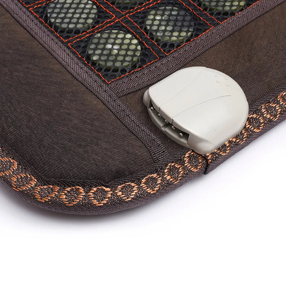Far Infrared Heating Pad Natural Jade and Tourmaline Heating Mat Electric Stone Heating Mattress Full Body Relax