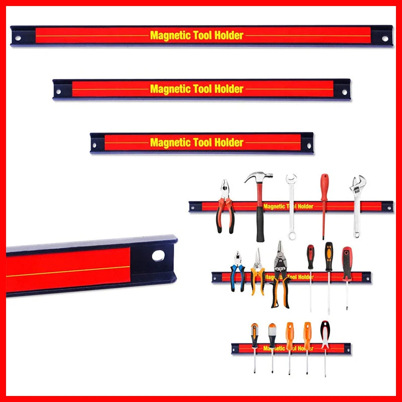 Magnetic Tool Bar Wall Mount Organizer For Wrenches
