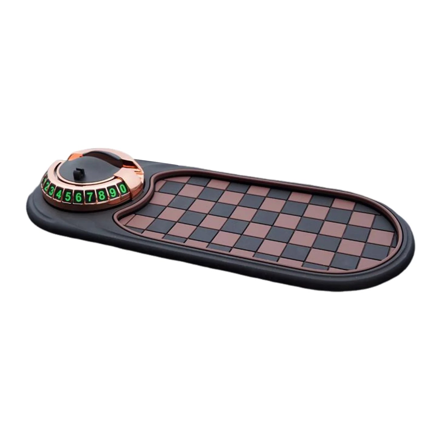 Car Anti-Slip Mat Auto Phone Holder Adjustable Phone Holder with Inner Spring for Phones Keys Gadgets Small Items