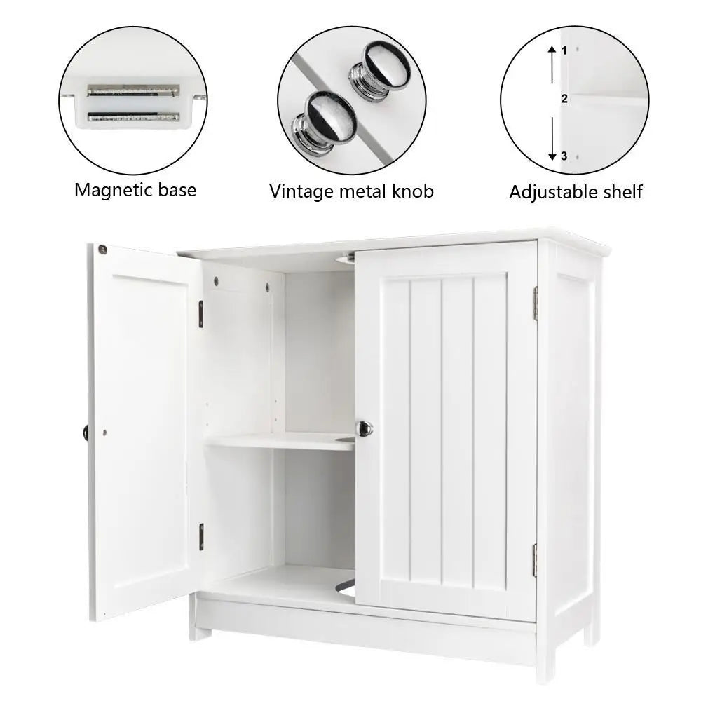 Bathroom Vanity Bath Sink Cabinet Pedestal Under Sink Storage with 2 Shelve New