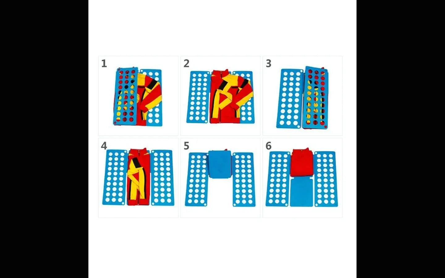 Kids T-Shirt Clothes Folder Magic Fast Laundry Organizer Folding Board