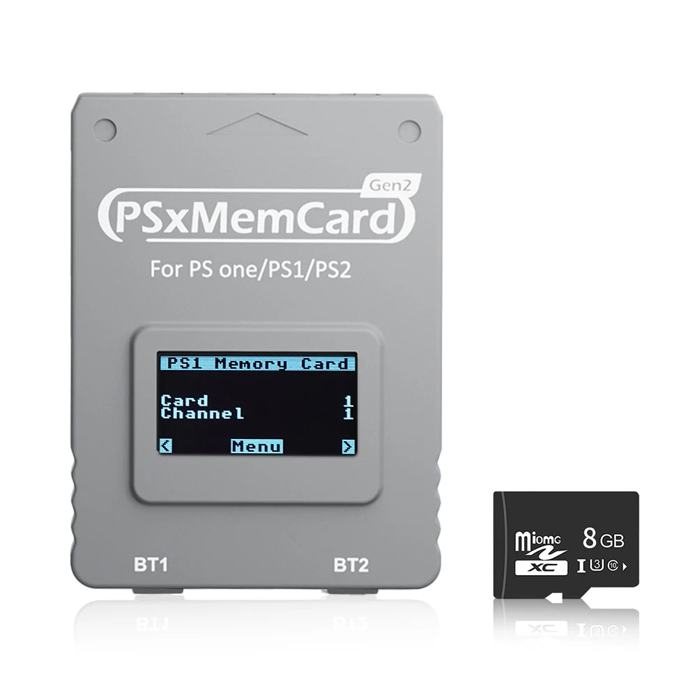 Bitfunx PSxMemCard Gen2 MemoryCard Adapter For PS1 PS2
