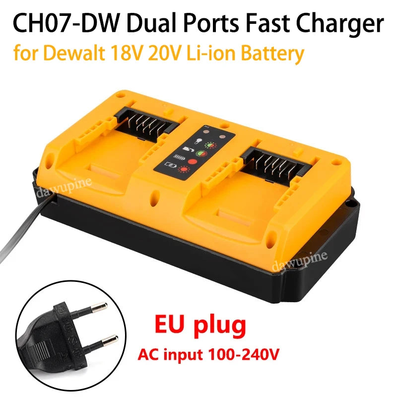 Power Tools Accessories Parts For Dewalt 18V 20V Lithium Battery Charger DCB112 DCB118 DCB115 DCB102 DCB180 DCB200 DCB203 DCB205