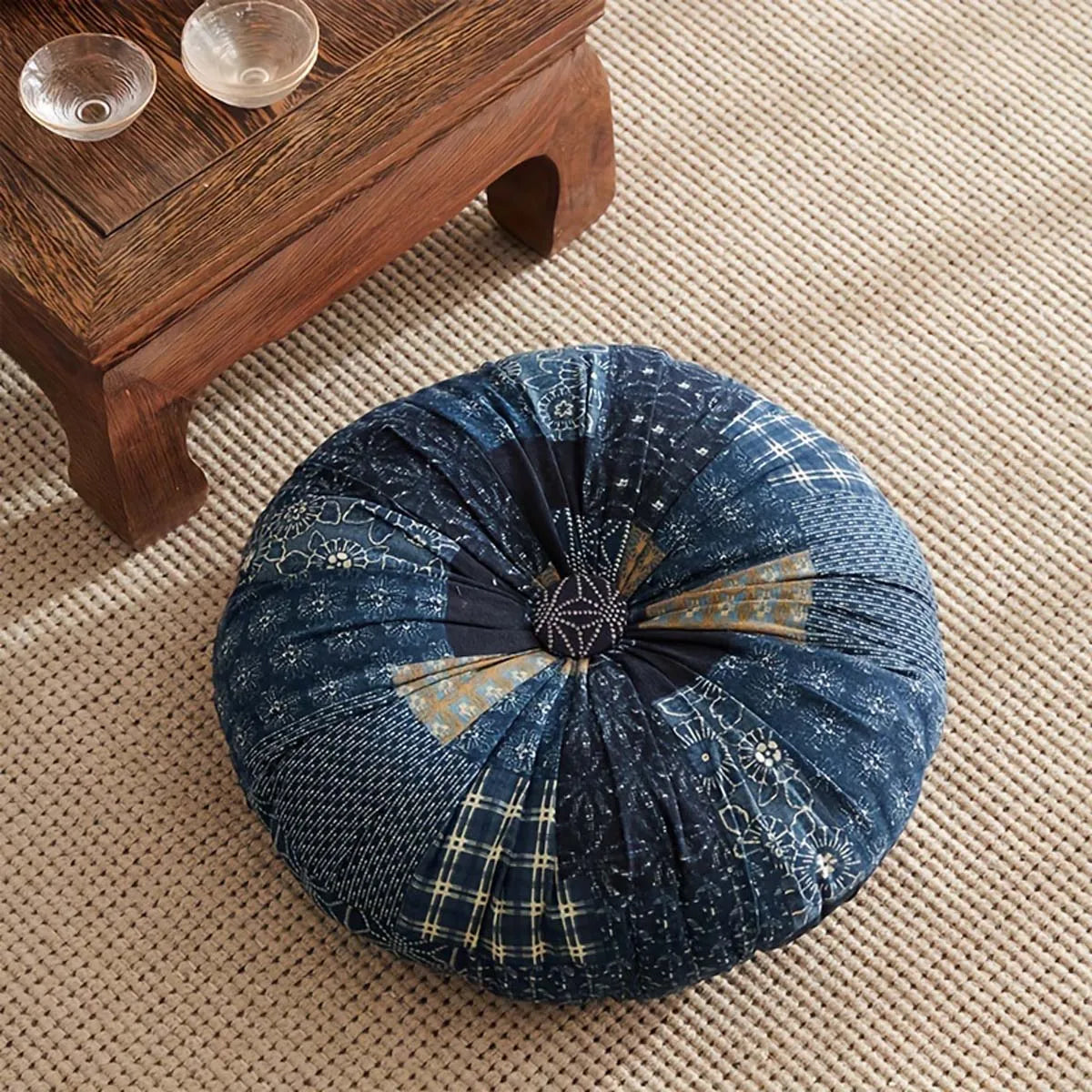 1 PC Bohemian Round futon floor cushion, household chair, sofa, chair cushion, bedroom buttocks cushion, office seat cushion