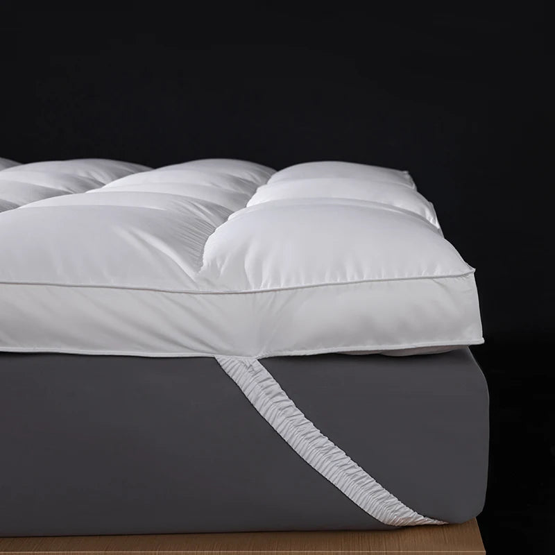 Premium Goose Down Mattress Topper For Plush Sleep Comfort