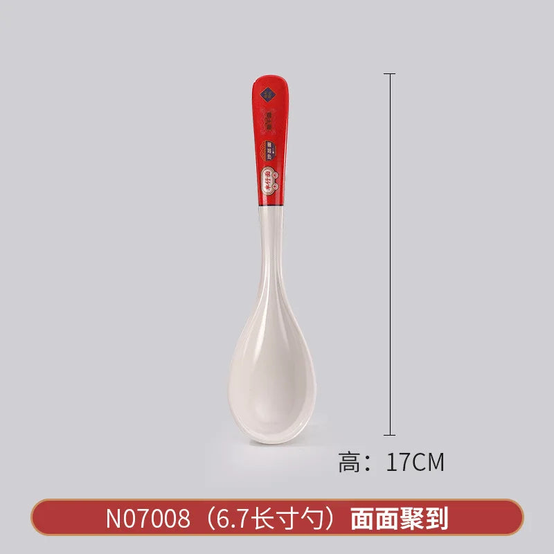 Melamine Imitation Porcelain Noodle Bowl, Beef Soup Bowl