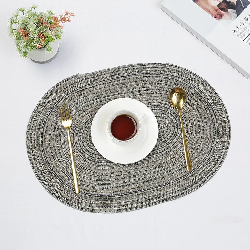 Eco Friendly Braided Placemats For Stylish Dining Tables