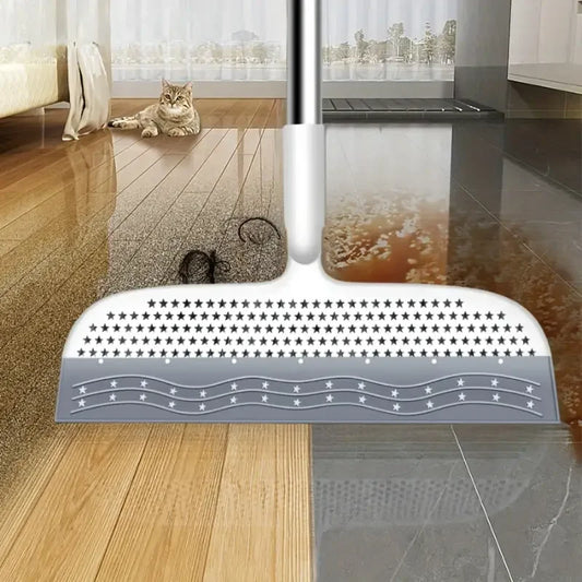 Detachable Head Broom For All Rooms Dust Hair Cleanup