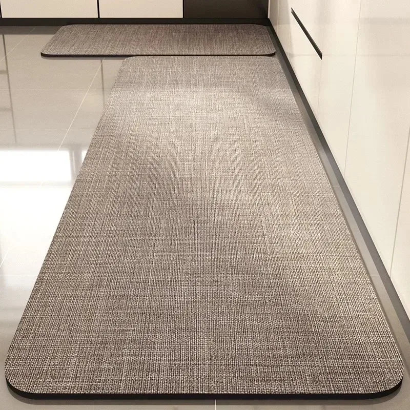Kitchen Floor Mat Absorbent Non-slip Carpet Diatom Mud Long Foot Mats Minimalist Style Home Decoration Rug for Bathroom 주방 카펫