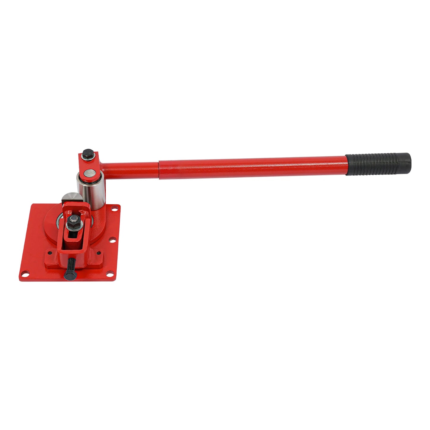 Manual Flat Bar Bender 90°, Sheet Metal Bending Tool 0-5mm Thick, Flat Steel Bender 0-50mm Width 7 Bearings for Steel Copper Aluminum