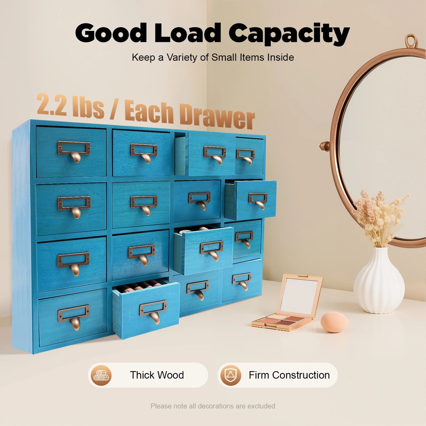 Rustic Apothecary Cabinet With Drawers Desk Organizer Herbs