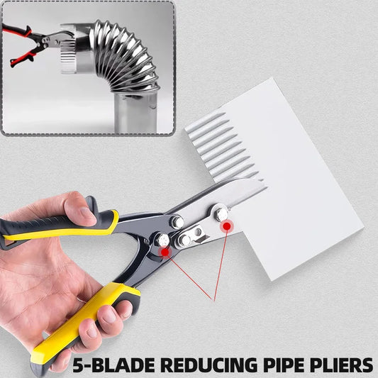 Five Blade Sheet Metal Crimping Tool For Ductwork Projects