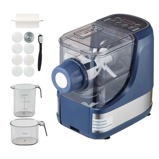 SucceBuy Electric Pasta Maker Automatic Noodle Maker Machine with 4 Intelligent Modes 500g Flour Capacity Pasta Maker Machine