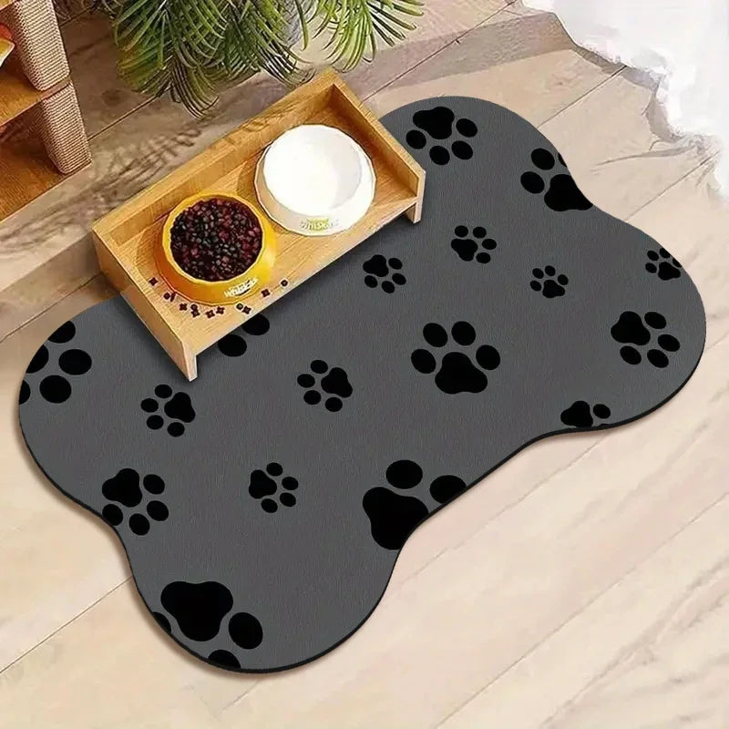 VIKAMA Diatomite Pet Absorbent Placemat,Irregular Cat And Dog Universal Eating Mat Dining Mat Soft Sleeping Mat Floor Mat