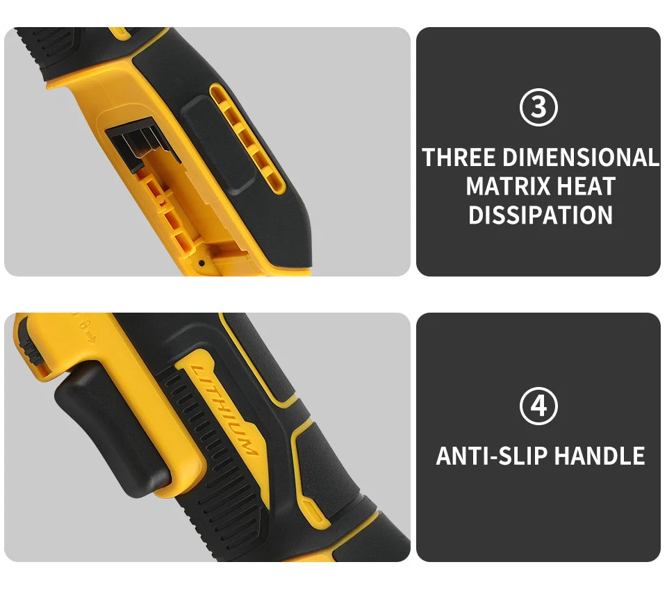 DEWALT DCF513 1/2 Brushless Cordless Ratchet Wrench Variable Speed Rechargeable High Torque Right Angle Fit DEWALT 20V Battery