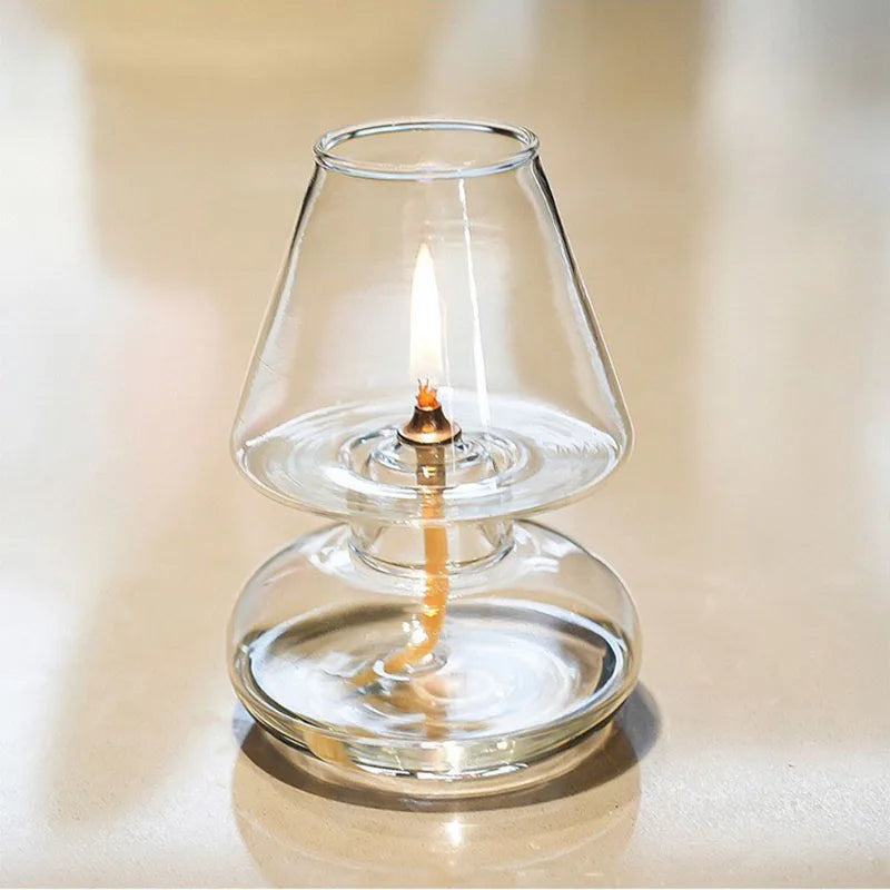Modern Glass Oil Lamp Wedding Reception Centerpiece Table Decor