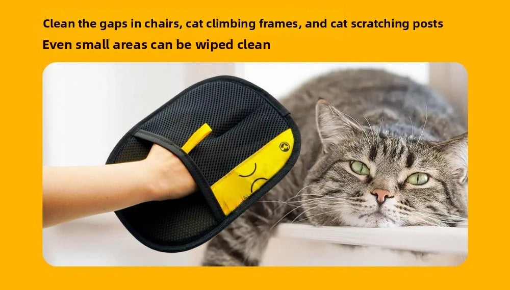 Comprehensive Pet Hair Removal Kit With Sticky Roller Gloves