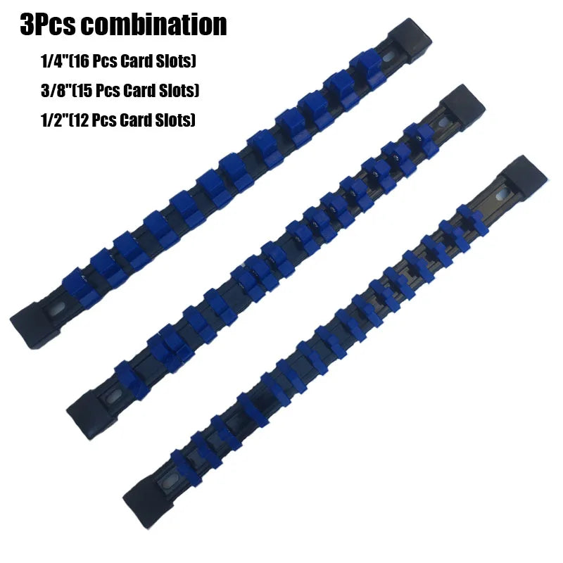 Plastic Universal Socket Organizer Rail Bracket For Wrench Set