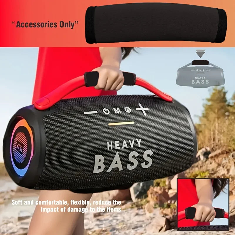 JBi Subwoofer Handheld Wristband Black Fabric Durable Comfortable Suitable for Car Audio Easter Christmas Gift