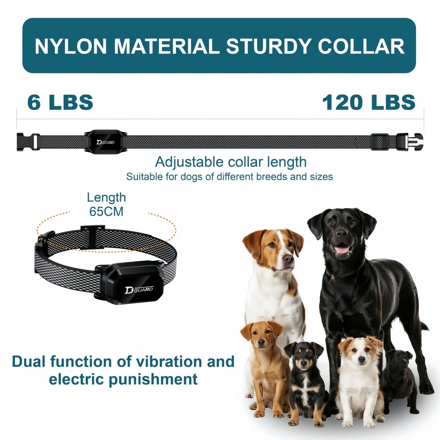 Waterproof Remote Dog Training Collar With Shock And Vibration