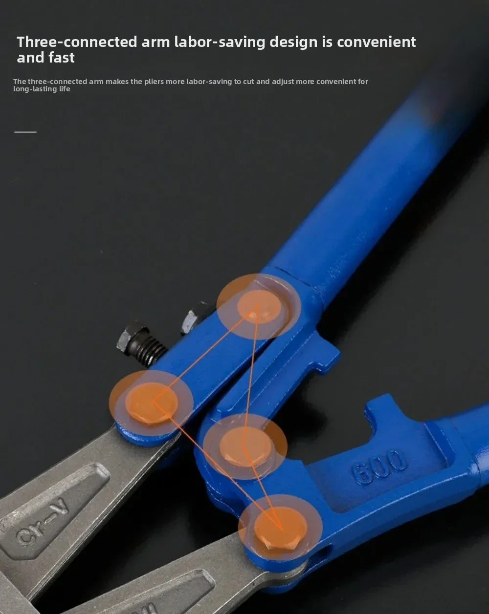 14/18 Inches Bolt Cutters Wire Cutting Pliers Multifunction Flat Nose Cut Steel Cables Clippers Heavy Duty Hand Tool