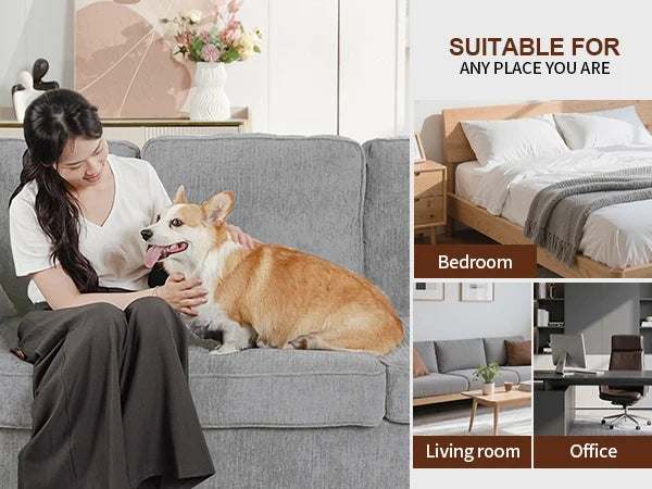 Premium Cloud Chenille Sofa For Elegant Living Room Style