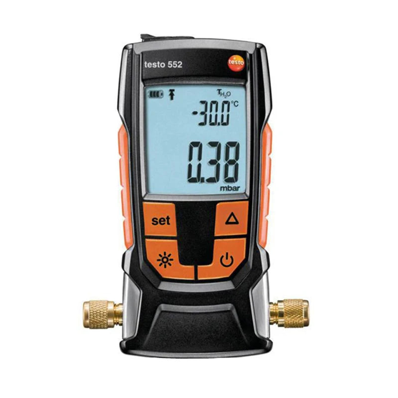 Testo 552 Digital Vacuum Gauge Testo 552i Smartphone App Controlled Wireless Air Conditioning Refrigeration Systems Vacuum Probe