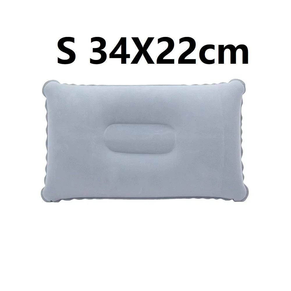 Inflatable Wedge Pillow for Travel Lumbar and Yoga Support