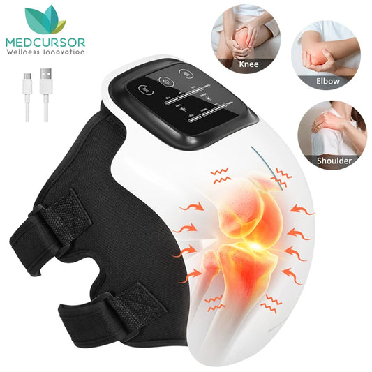 Medcursor Electric Heating Massage Knee Pad Wireless Heated Knee Massager