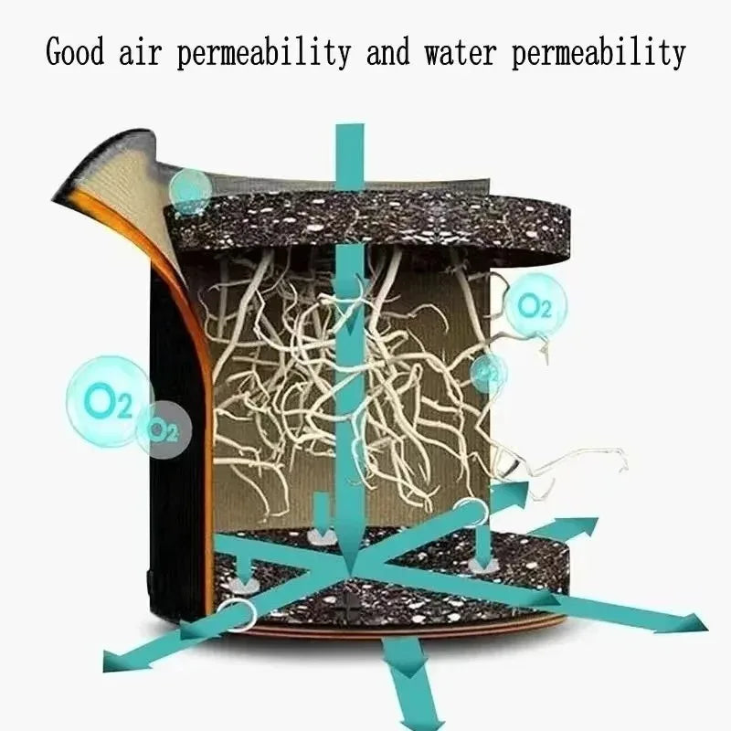 3Styles Felt plant grow bags nonwoven fabric garden potato pot greenhouse vegetable growing bags moisturizing vertical tools