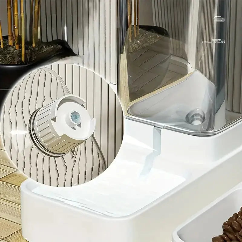 Reliable Gravity Pet Feeder And Water Dispenser Set