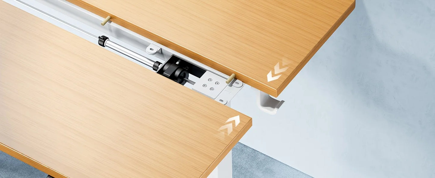 Standing Desk, Adjustable Height Electric Sit-Stand Computer Table, 40×24, 48×24, 55×24, 63×24 Inch Ergonomic Rising Desk