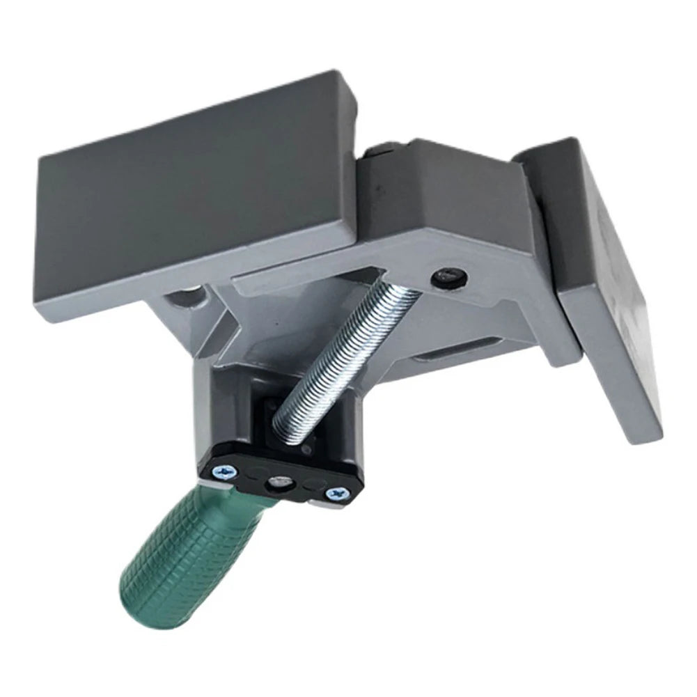 90 Degree Clip Aluminum Alloy 90 Degrees Angle Clamp Single Handle Adjustable Swing Jaw for Welding Woodworking Photo Frame