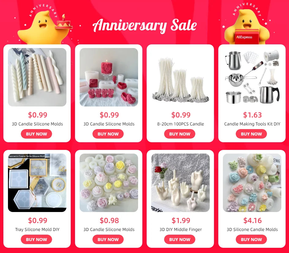 DIY Candle Making Tools Kit - Includes Pouring Pot Wax Melting Material Aromatherapy Wicks & Holder for Crafting Homemade Candle