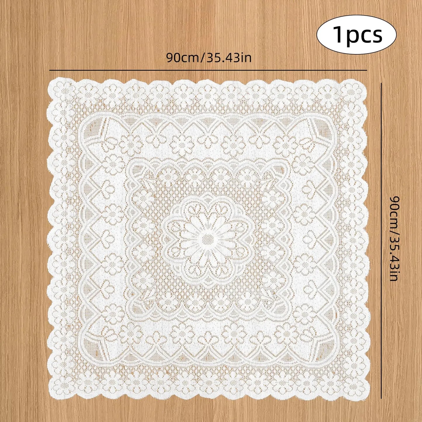 European Lace Embroidered Dining Tablecloth For Weddings And Home