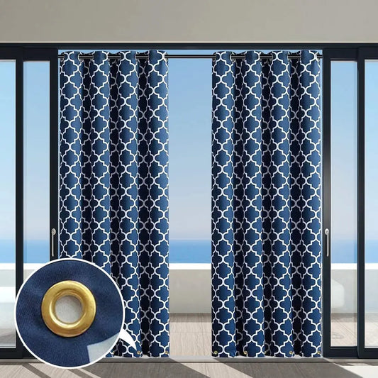 One Panel Outdoor Blackout Curtain For Patio And Balcony