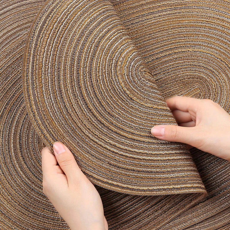 Eco Friendly Braided Placemats For Stylish Dining Tables