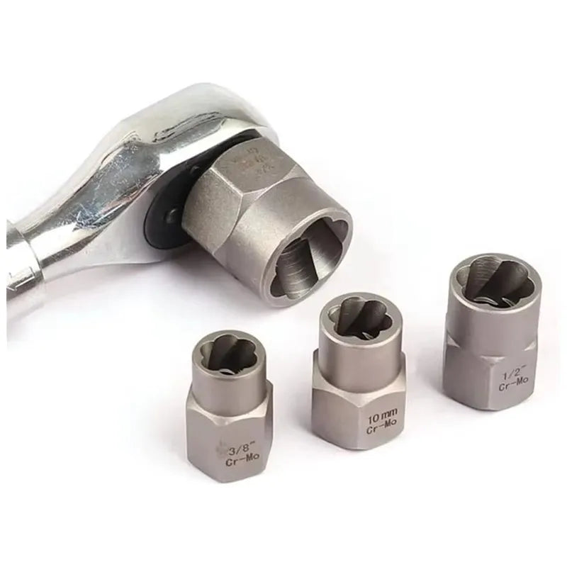 14Pcs Lug Nut Remover Kit With Durable Hex Adapter