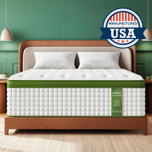 BedStory Hybrid Mattress With Gel Memory Foam For Relief