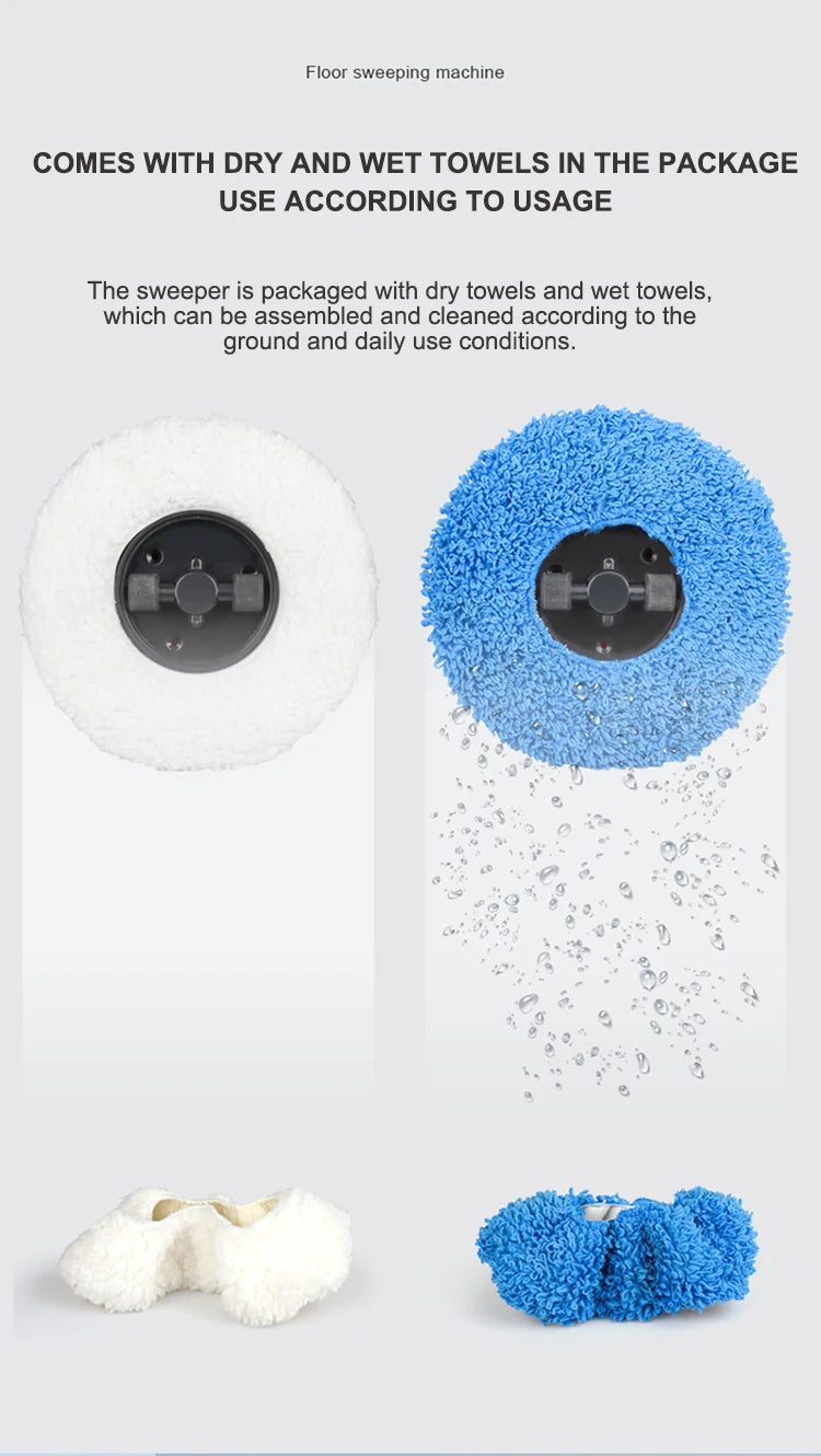 Smart Sweeping and Mop Robot Vacuum Cleaner Dry and Wet Mopping Rechargeable Robot Home Appliance with Humidifying Spray
