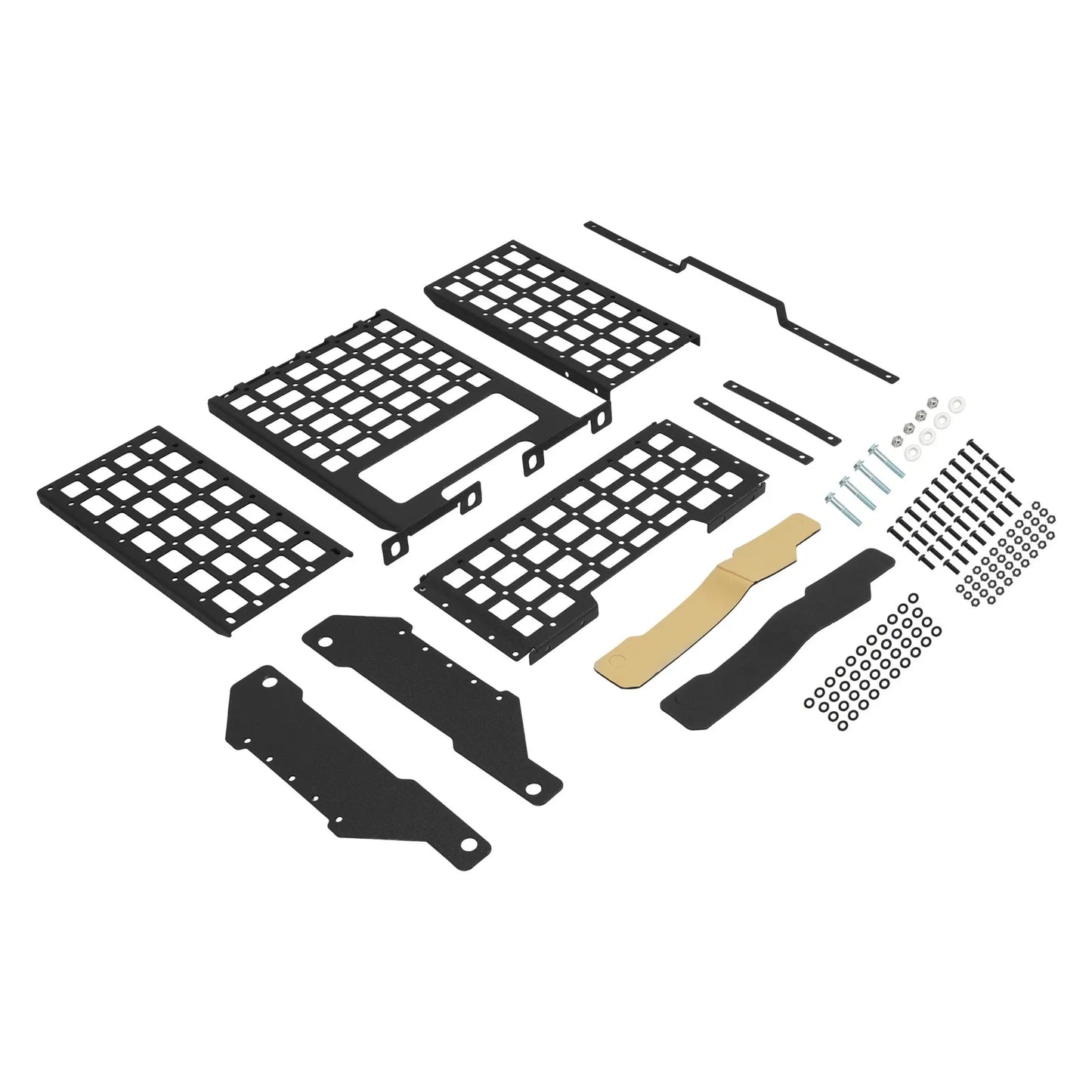 For Jeep Wrangler JL JLU Gladiator JT 18-2026 Overhead Molle Panel Roof Rack