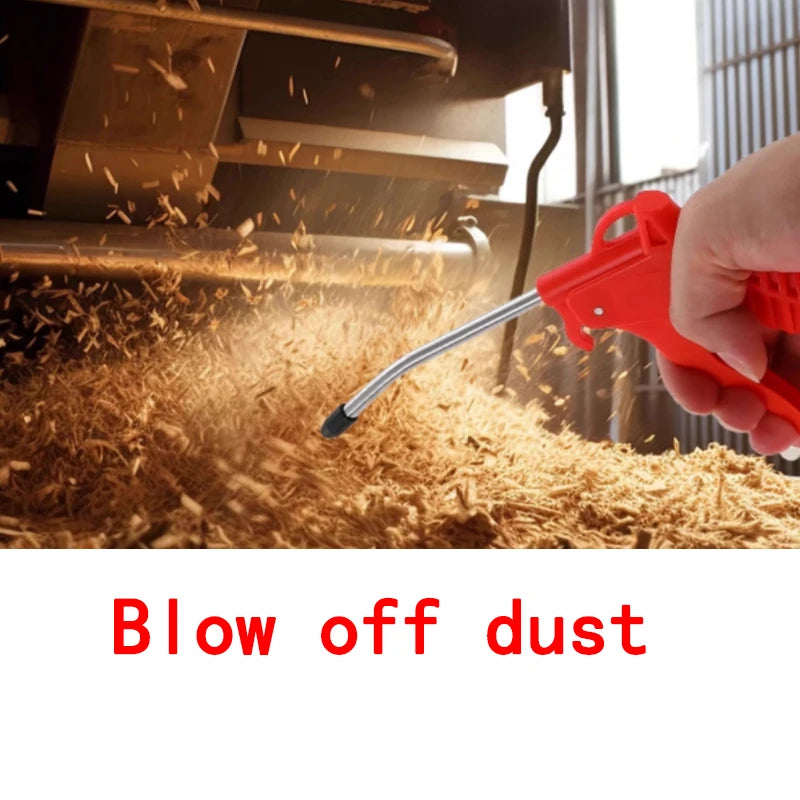 Pneumat Air Blow Guns Pneumatic Dust Blowing Gun With EU Blowing Airsoft Guns Cleaning Tool Dust Spray Duster Clean 3.8mm nozzle