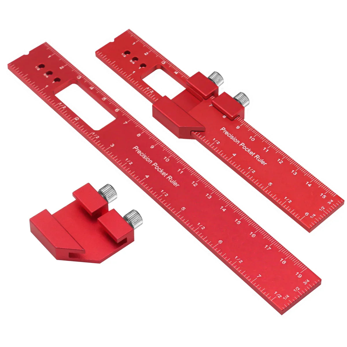Packet Ruler Precision Pocket Ruler T-Type Scribing Ruler Carpenty Square T Track R ...